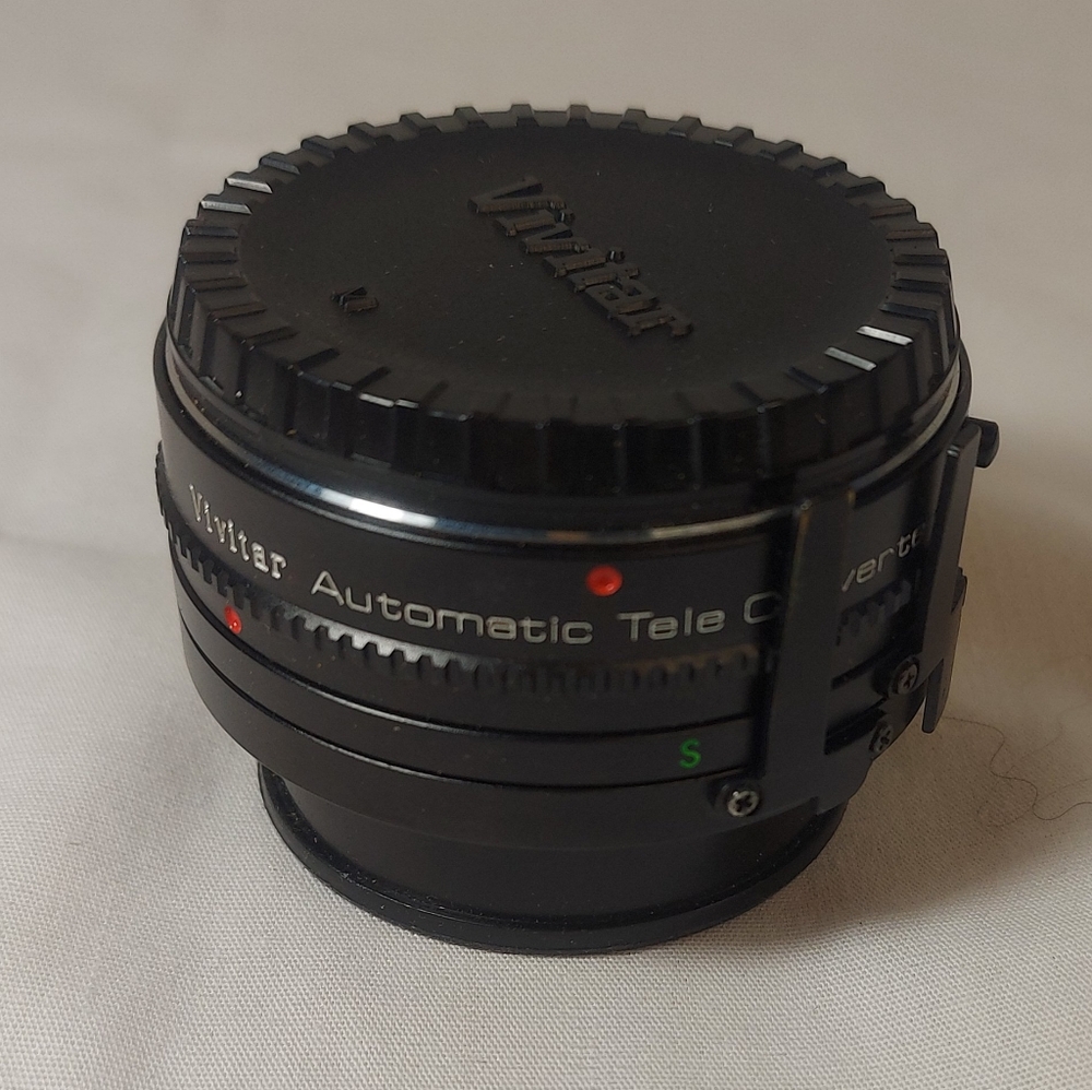 Vivitar SLR Automatic Tele Converter Lens 2X-5 With Original Case Covers